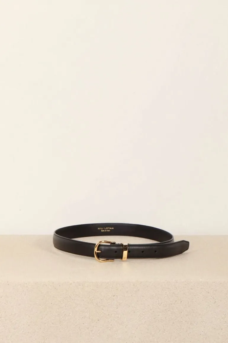 NILI LOTAN riem - Louise L36 - black shiny