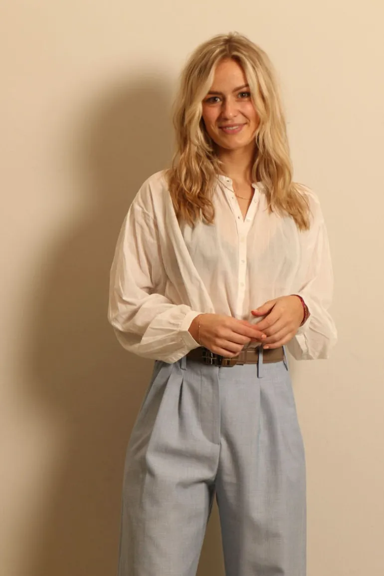 NILI LOTAN blouse - Neville - ivory