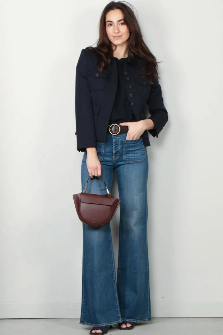 Nili Lotan T-shirt - Brady - Dark navy