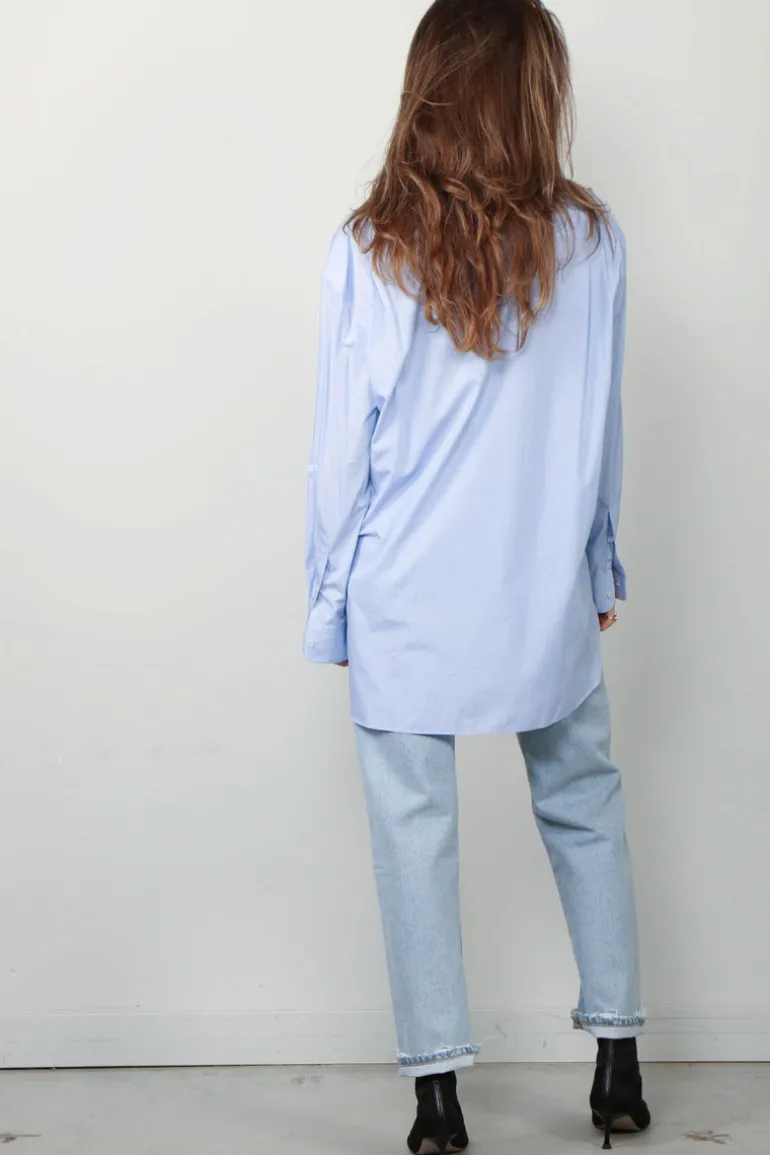 NILI LOTAN blouse - Yorke - sky blue