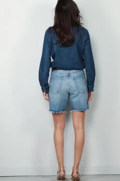 Nili Lotan Blouse - Lexa - Classic Wash