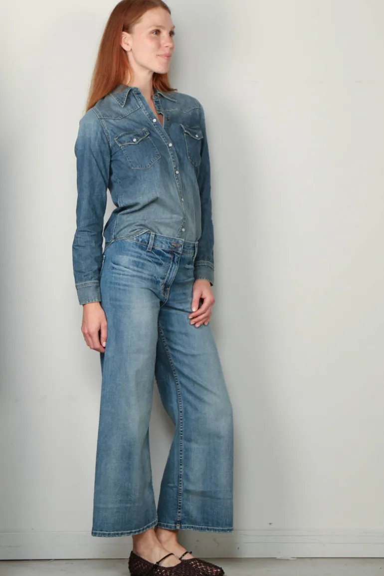 Nili Lotan Blouse - Travis - Classic Wash