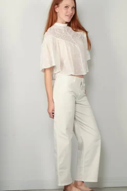 Nili Lotan Blouse - Mikki - Ivory