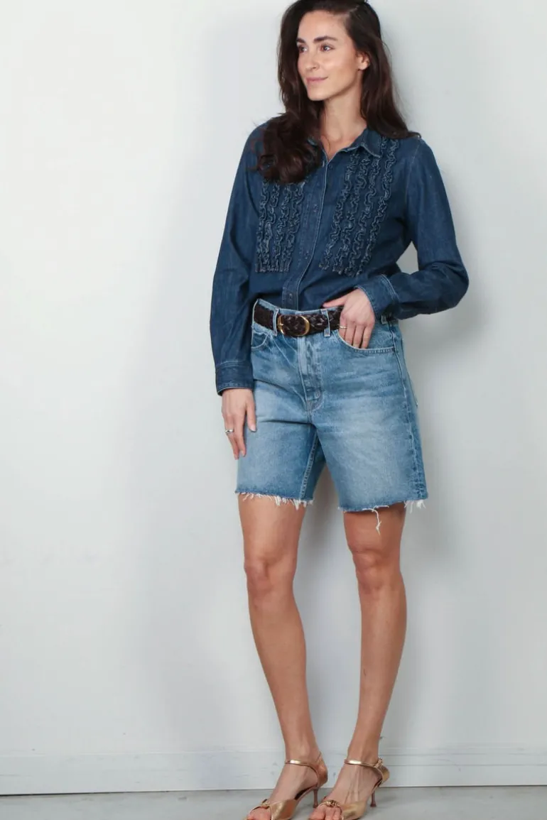 Nili Lotan Blouse - Lexa - Classic Wash