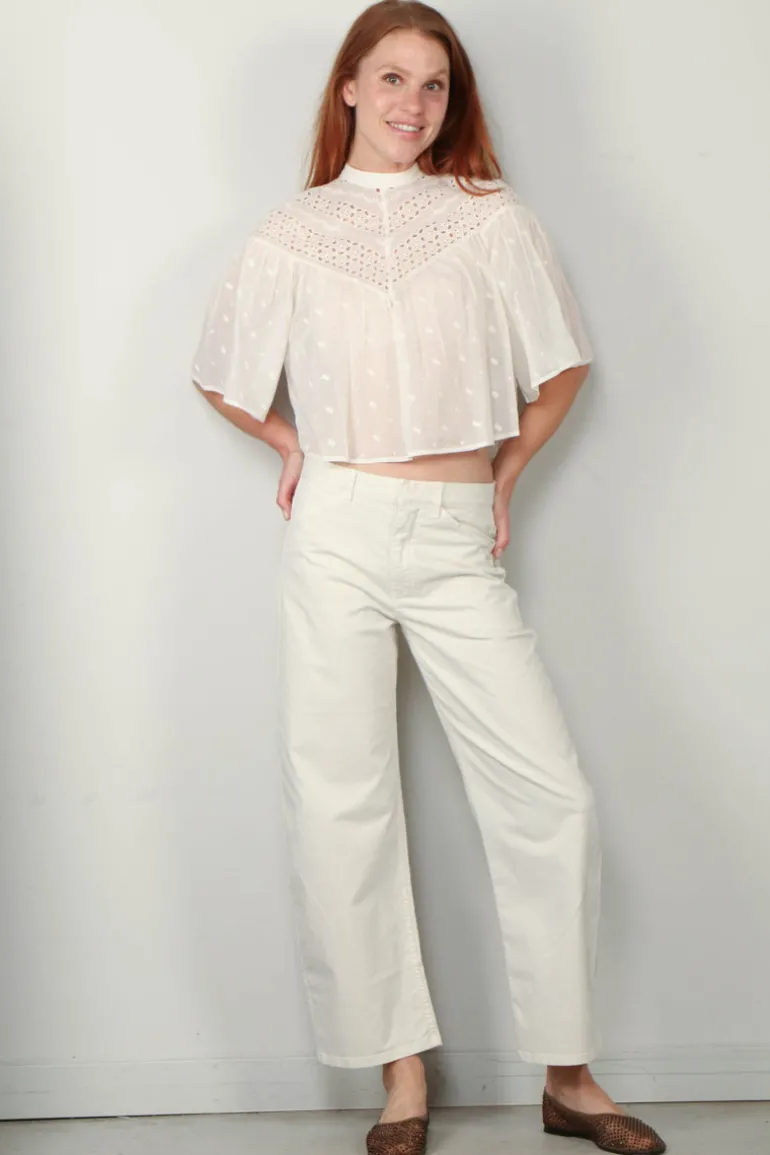 Nili Lotan Blouse - Mikki - Ivory