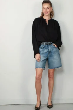 NILI LOTAN blouse - Neville -  midnight
