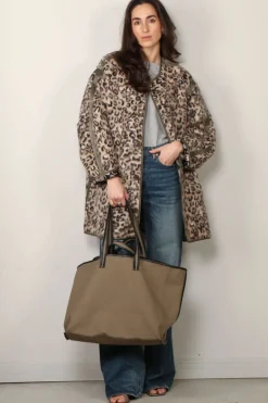 R13 Jas - Taped Liner Coat - Wolly Leopard