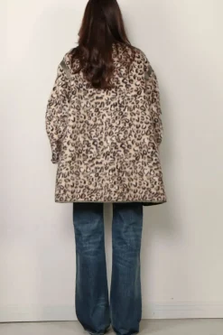 R13 Jas - Taped Liner Coat - Wolly Leopard