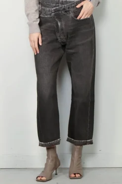 R13 Jeans - Cross over jean - Mud grey