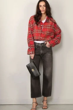 R13 Jeans - Boyfriend jean -  Mud grey