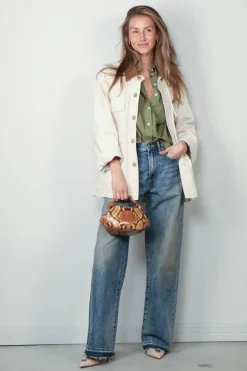 R13 Jeans - D'Arcy Loose Jean - Barter Indigo