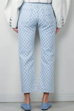 R13 Jeans - Boyfriend Jean - Checkerboard