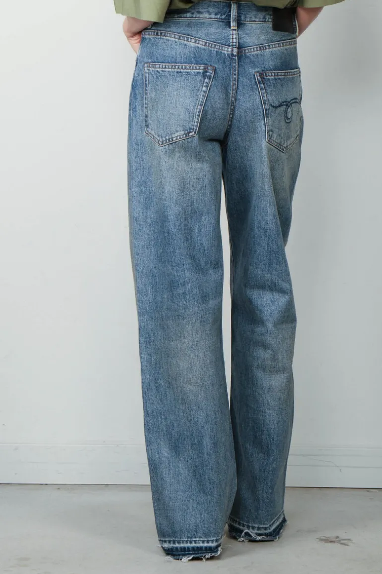 R13 Jeans - D'Arcy Loose Jean - Barter Indigo