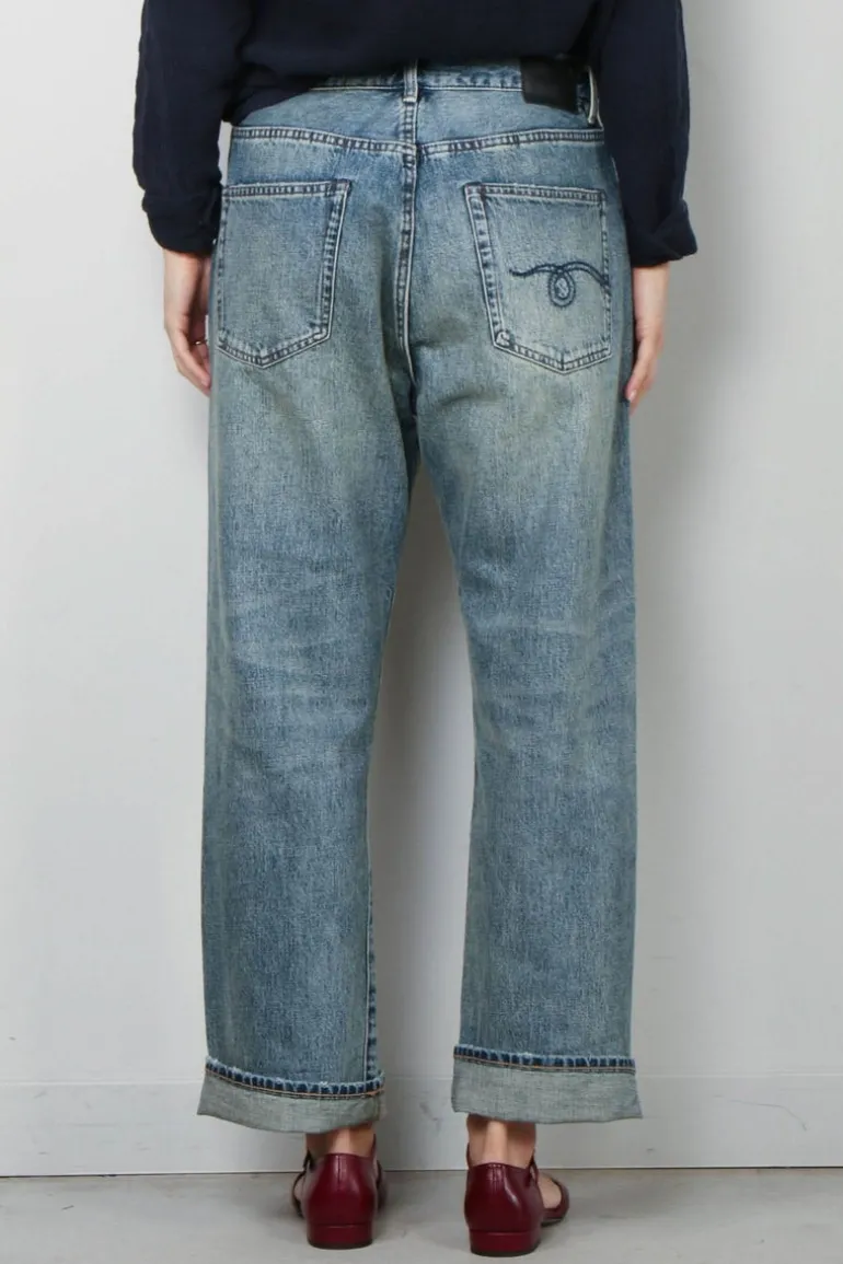 R13 Jeans - X-BF jeans - Clinton blue