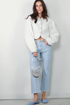 R13 Jeans - Boyfriend Jean - Checkerboard