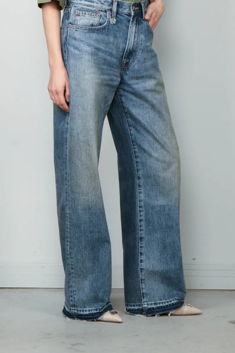 R13 Jeans - D'Arcy Loose Jean - Barter Indigo