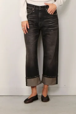 R13 Jeans - Cuffed X-BF jean - Abbey black
