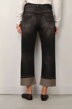R13 Jeans - Cuffed X-BF jean - Abbey black