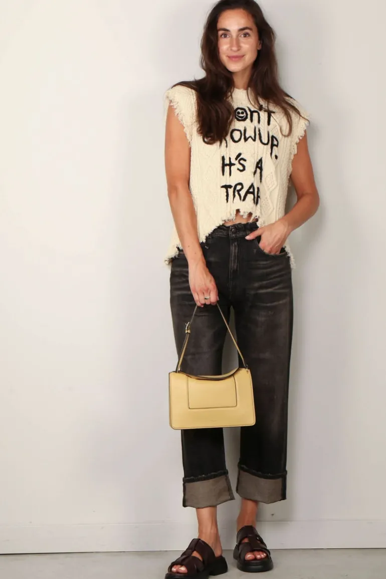 R13 Jeans - Cuffed X-BF jean - Abbey black