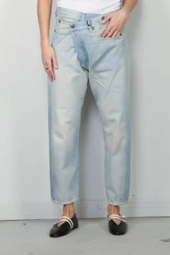 R13- jeans Crossover Jean - Toni Blue