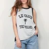Raiine Tank - Hamel - Bbal - Offwhite Black