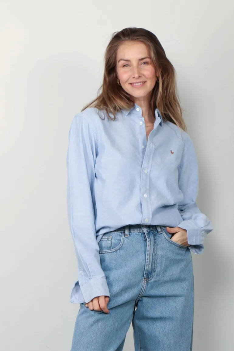 Ralph Lauren blouse - LS CRLTE ST-LONG SLEEVE - BSR BLUE