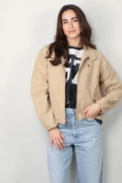 Ralph Lauren Jas - City Jkt Lined Windbreaker - Vintage Khaki