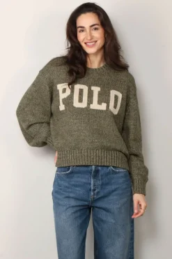 Ralph Lauren Sweater - Polo Intrsia - Field Sage Marl