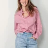 Ralph Lauren Blouse - LS RX ANW ST-long sleeve-button front shirt - Surfside rose