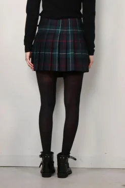 Ralph Lauren Rok - Plaid Pleated Wrap Skirt - Tartan