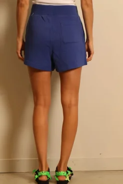 Ralph Lauren short - PRL FLC SHRT ATHLETIC - GRAPHIC ROYAL
