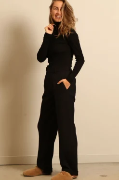 RÓHE coltrui - Fine merino - noir