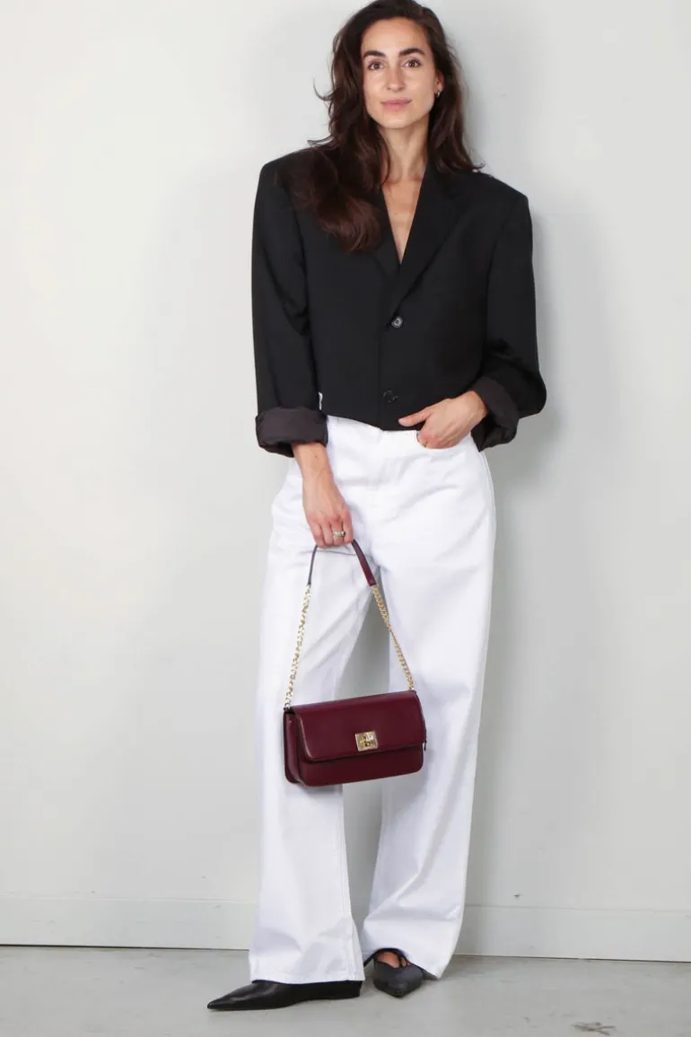 RÓHE Jeans - Low waist wide leg denim - Optic white