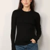 RÓHE longsleeve - Fine merino long sleeve - noir