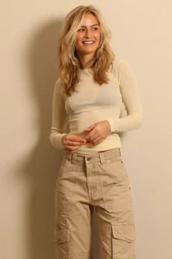 RÓHE top - Fine merino - off white