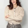 Rotate Vest - Firm Knit Cardigan - Starfish