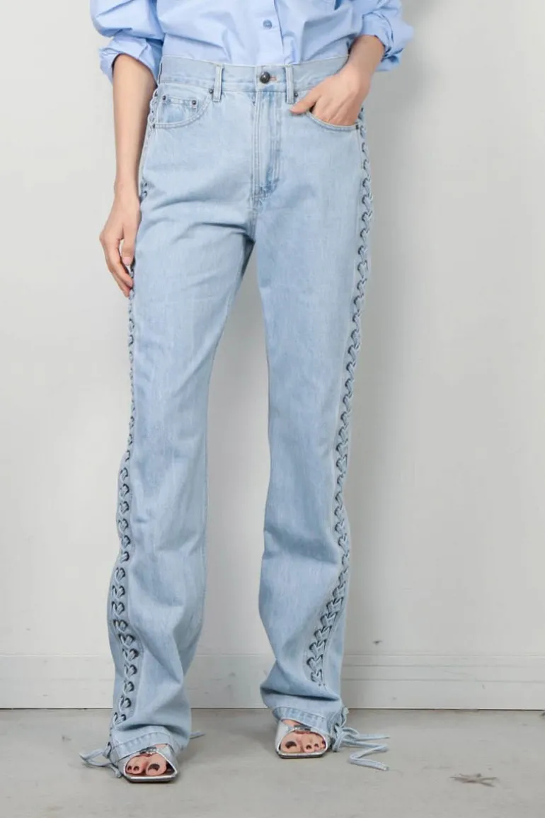 Rotate Jeans - Laced Straight Leg - Jeans