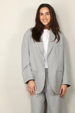 Sea Me Happy Blazer - Bailey Blazer Mélange - Grey Melange