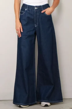 Sea Me Happy Broek - Super woody jeans strass - Dark blue