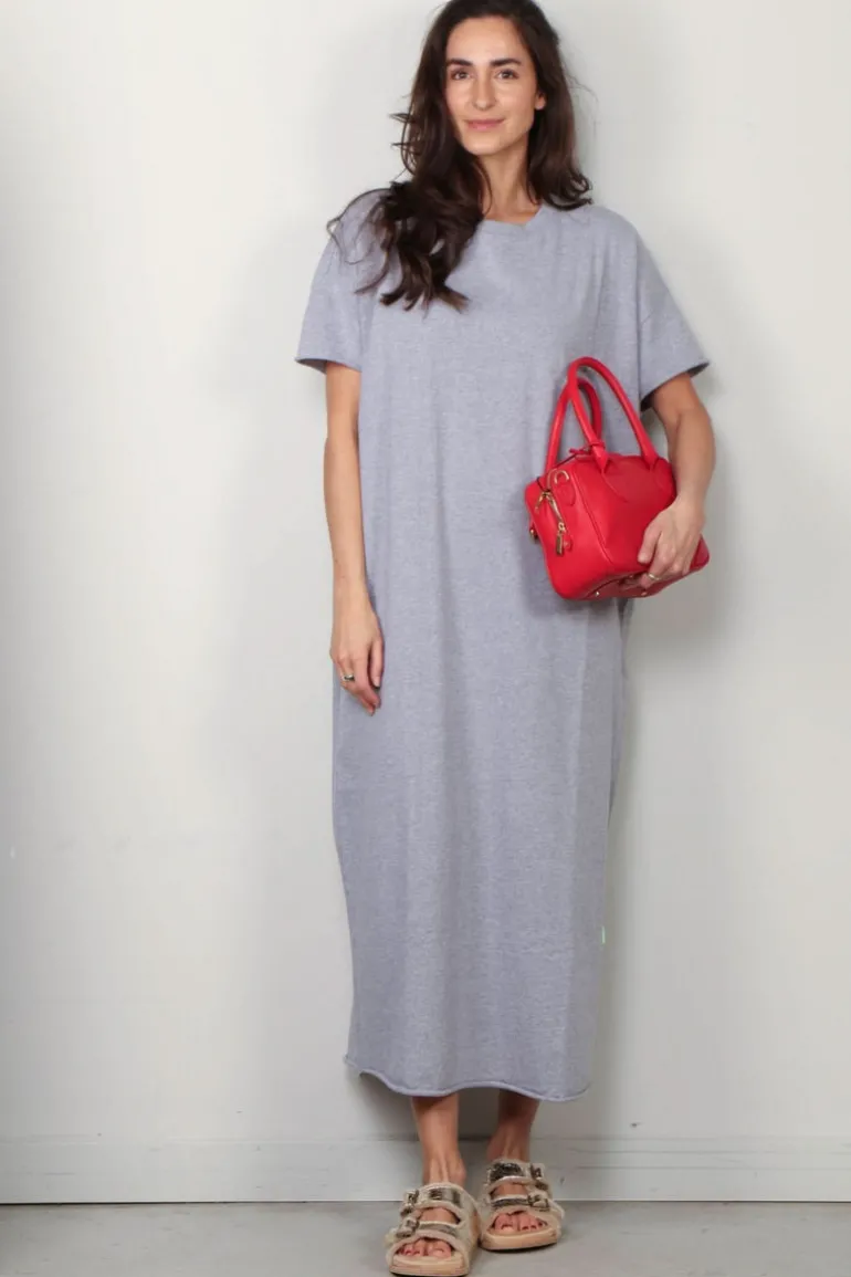 Sea Me Happy Jurk - Gigi Dress - Grey Melange