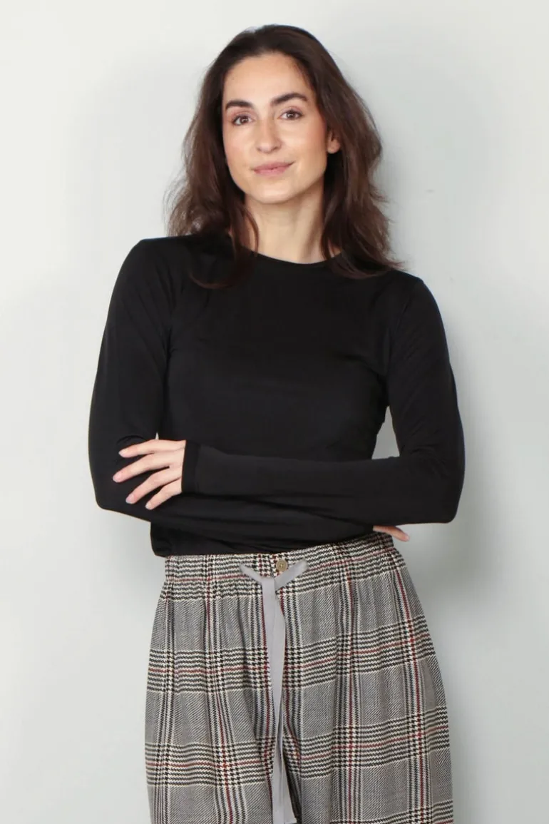 Sea Me Happy Top - Lee top - Black