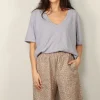 Sea Me Happy T-shirt - Obi Tee - Grey Melange