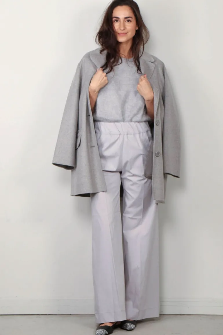 Sea Me Happy Broek - Super Woody Poplin - Silver Grey