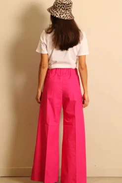 Sea Me Happy Broek - Super Woody Poplin - Fuchsia
