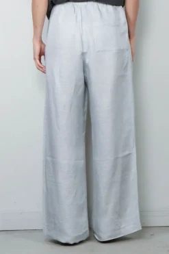 Sea Me Happy Broek - Bruce Pants Linen Blend- Silver grey