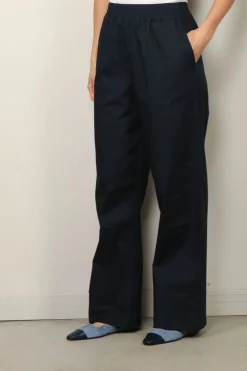 Sea Me Happy Broek - Nori Pants Poplin - Midnight Blue