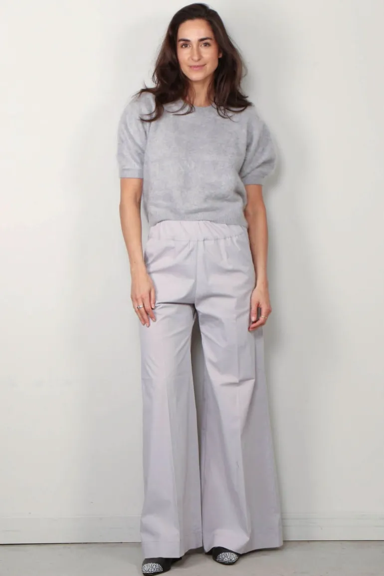Sea Me Happy Broek - Super Woody Poplin - Silver Grey