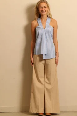 Sea Me Happy Broek - Super Woody Poplin - Sand