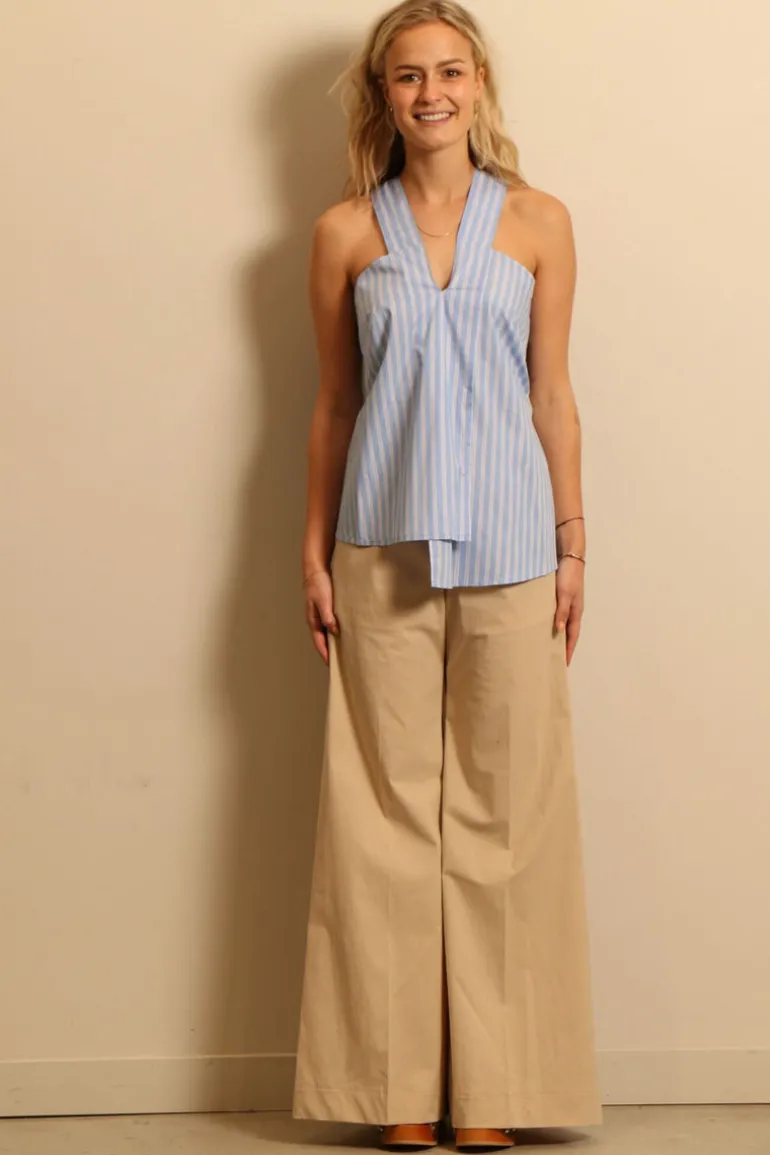 Sea Me Happy Broek - Super Woody Poplin - Sand