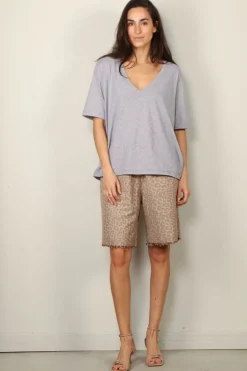 Sea Me Happy T-shirt - Obi Tee - Grey Melange